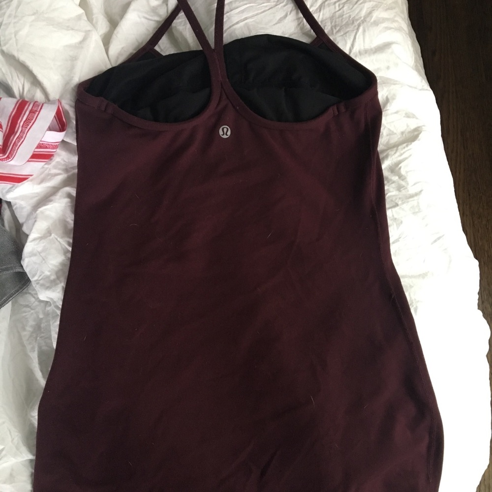 Size 6 LuLu lemon Y top